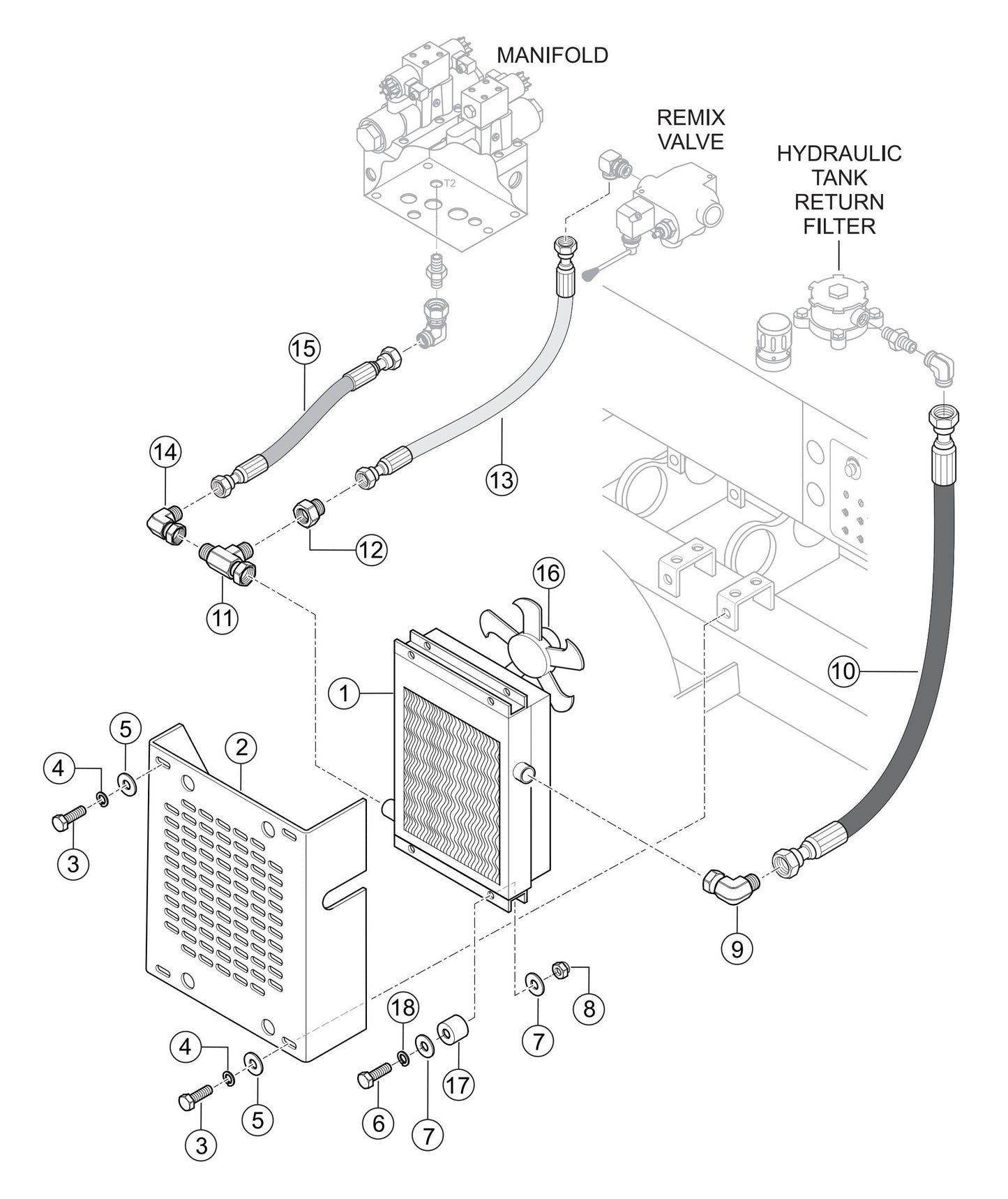 LS450 Heat Exchanger Assembly Parts