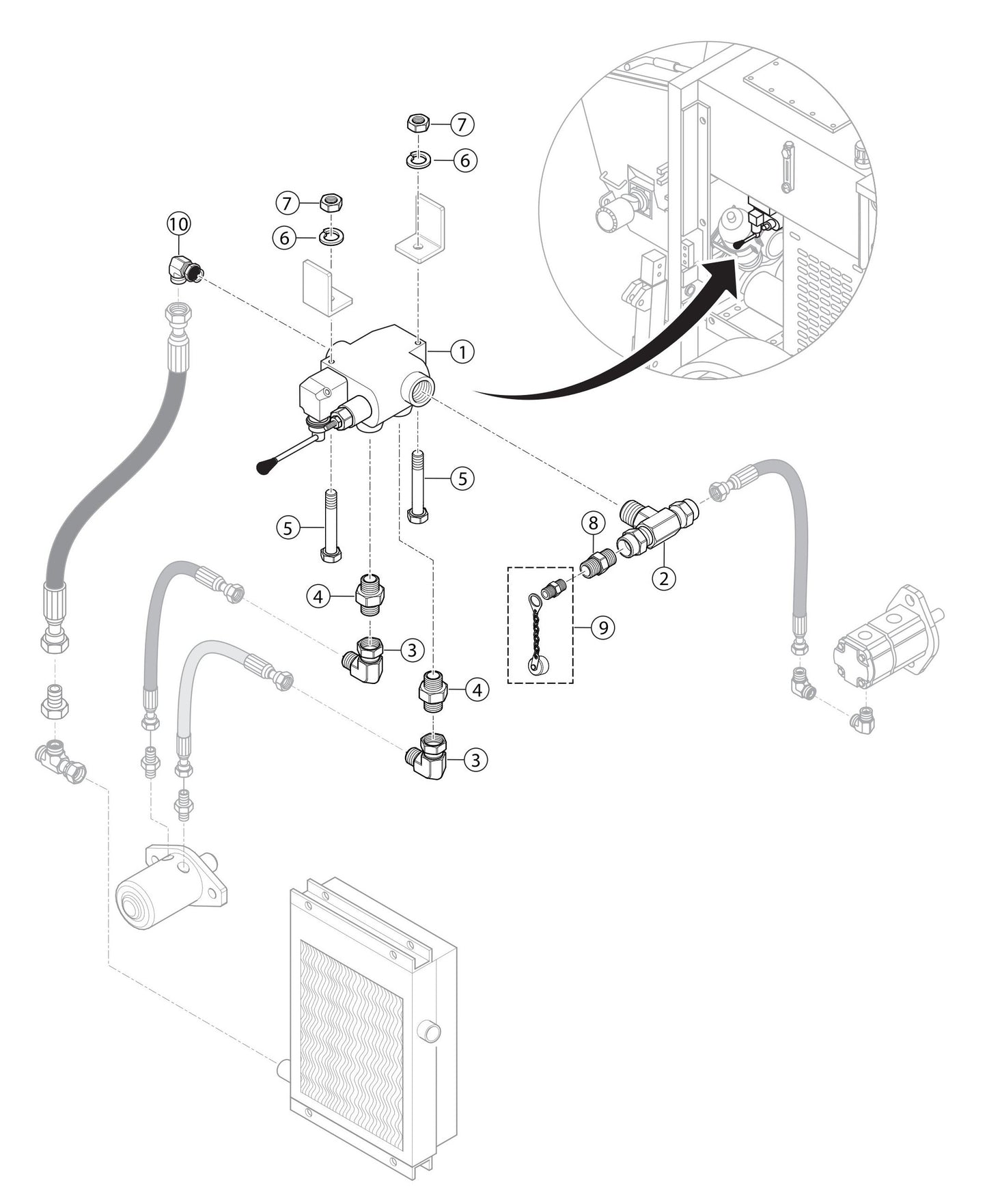 LS450 Remixer Control Assembly Parts