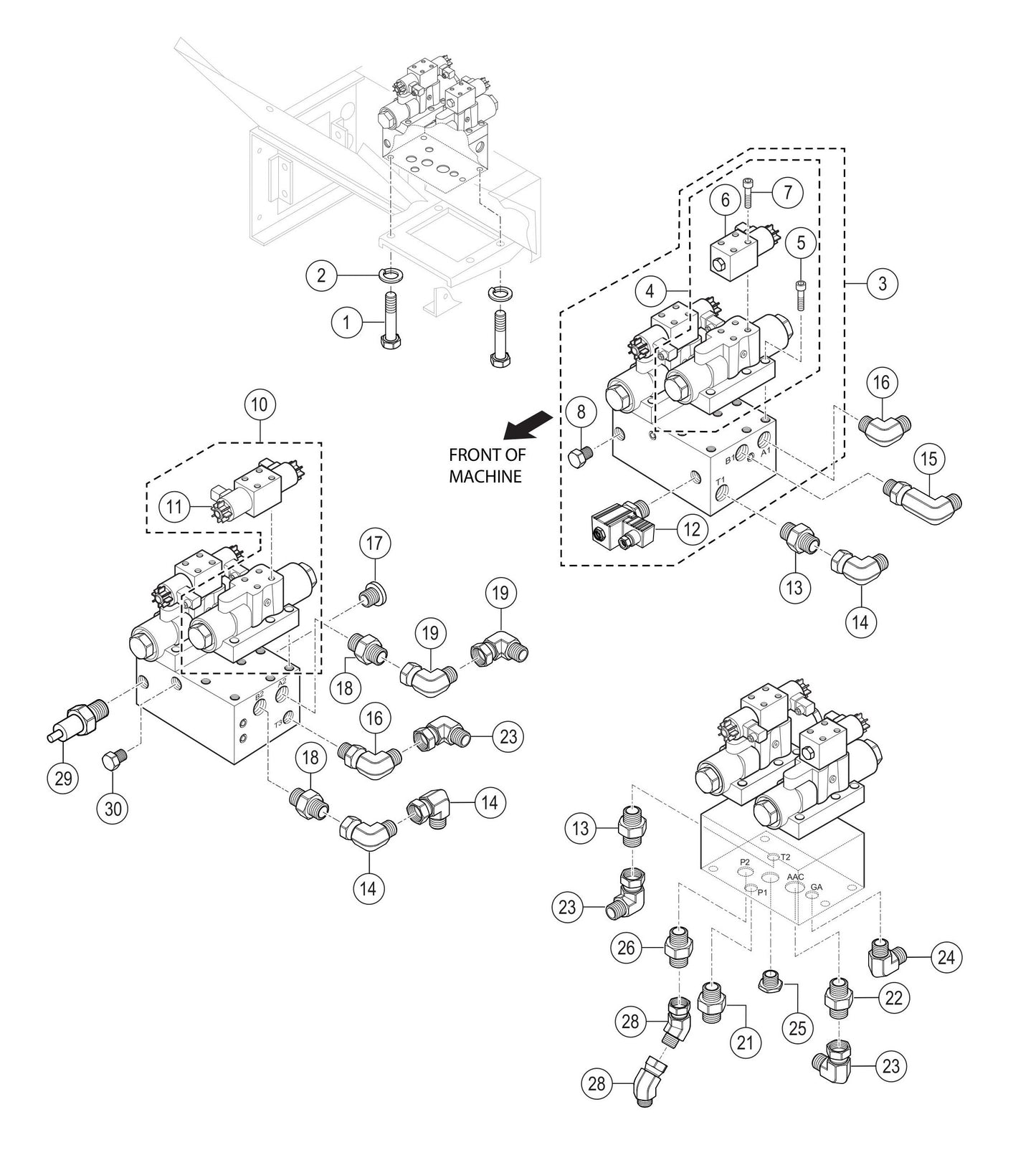 LS450 Manifold Assembly Parts