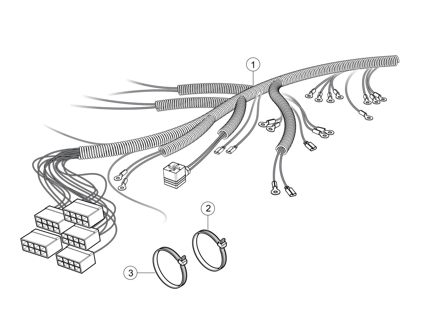 LS450 Control Box Harness Assembly Parts
