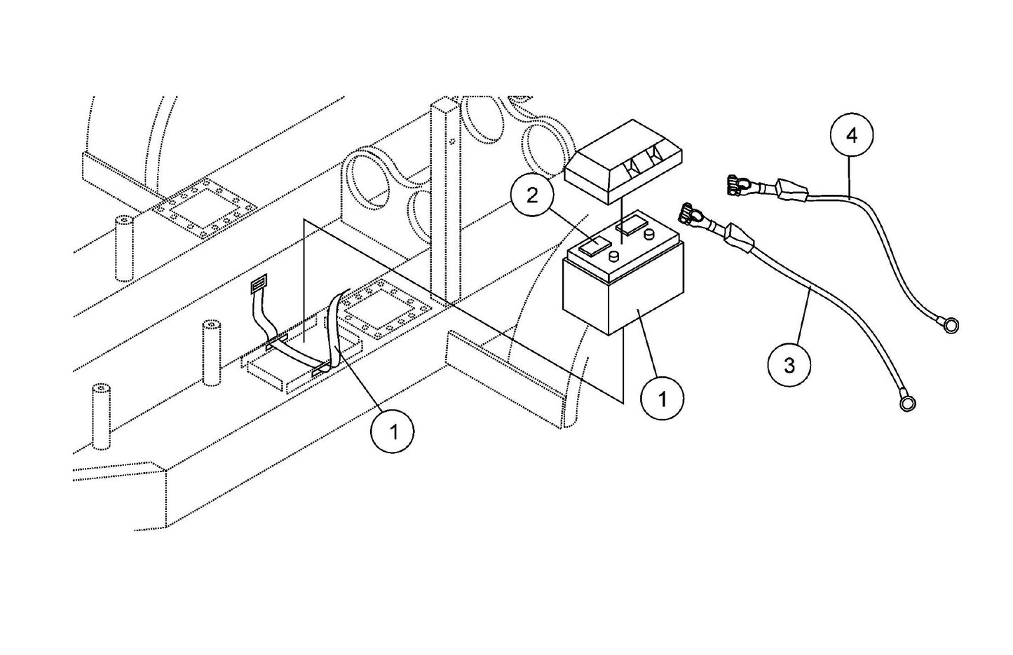 LS-60TD Battery Assembly Parts
