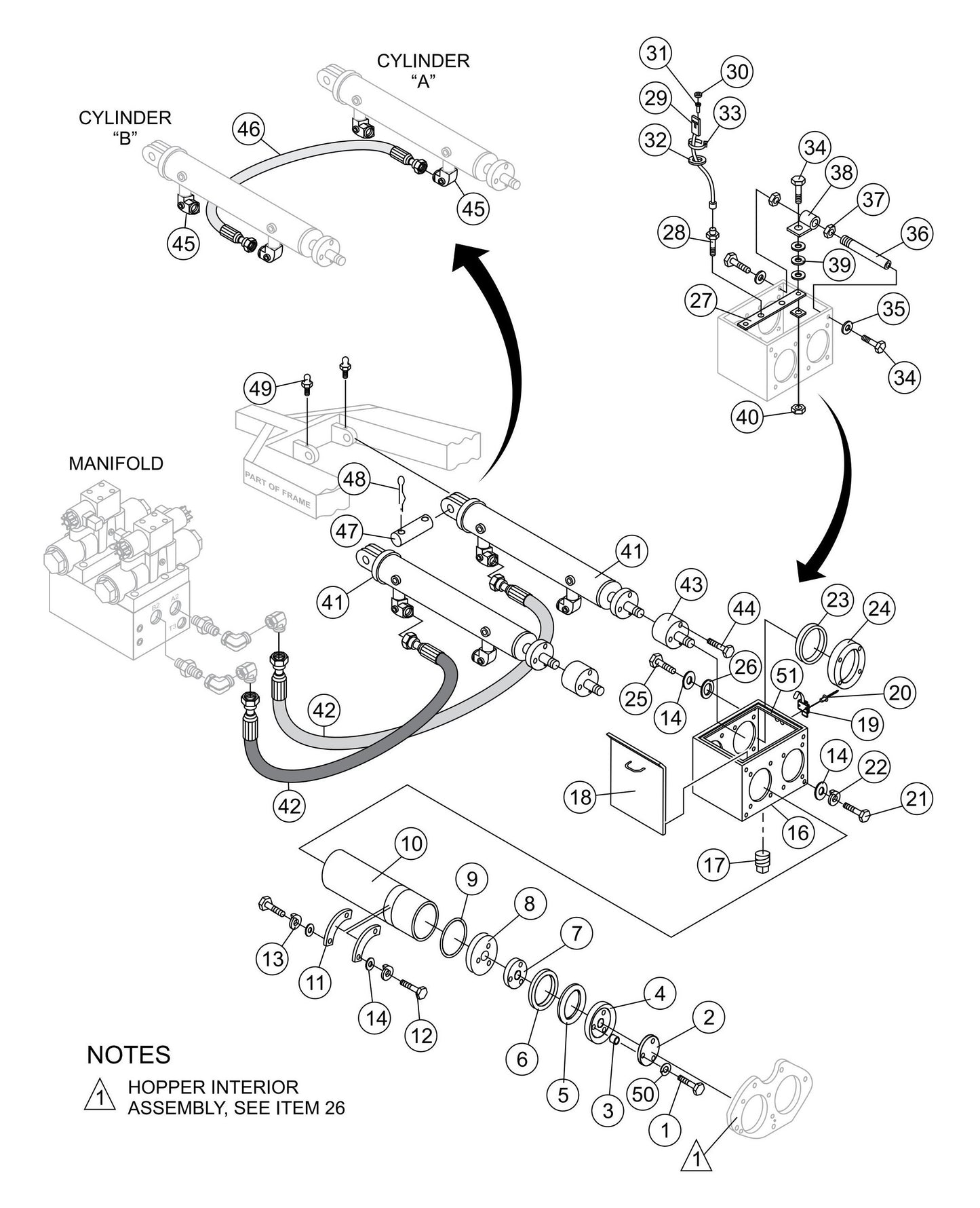 LS-60TD Lubrication Pistons Assembly Parts