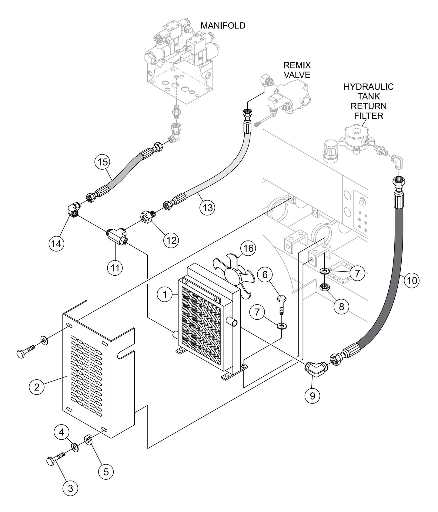 LS-60TD Heat Exchanger Assembly Parts