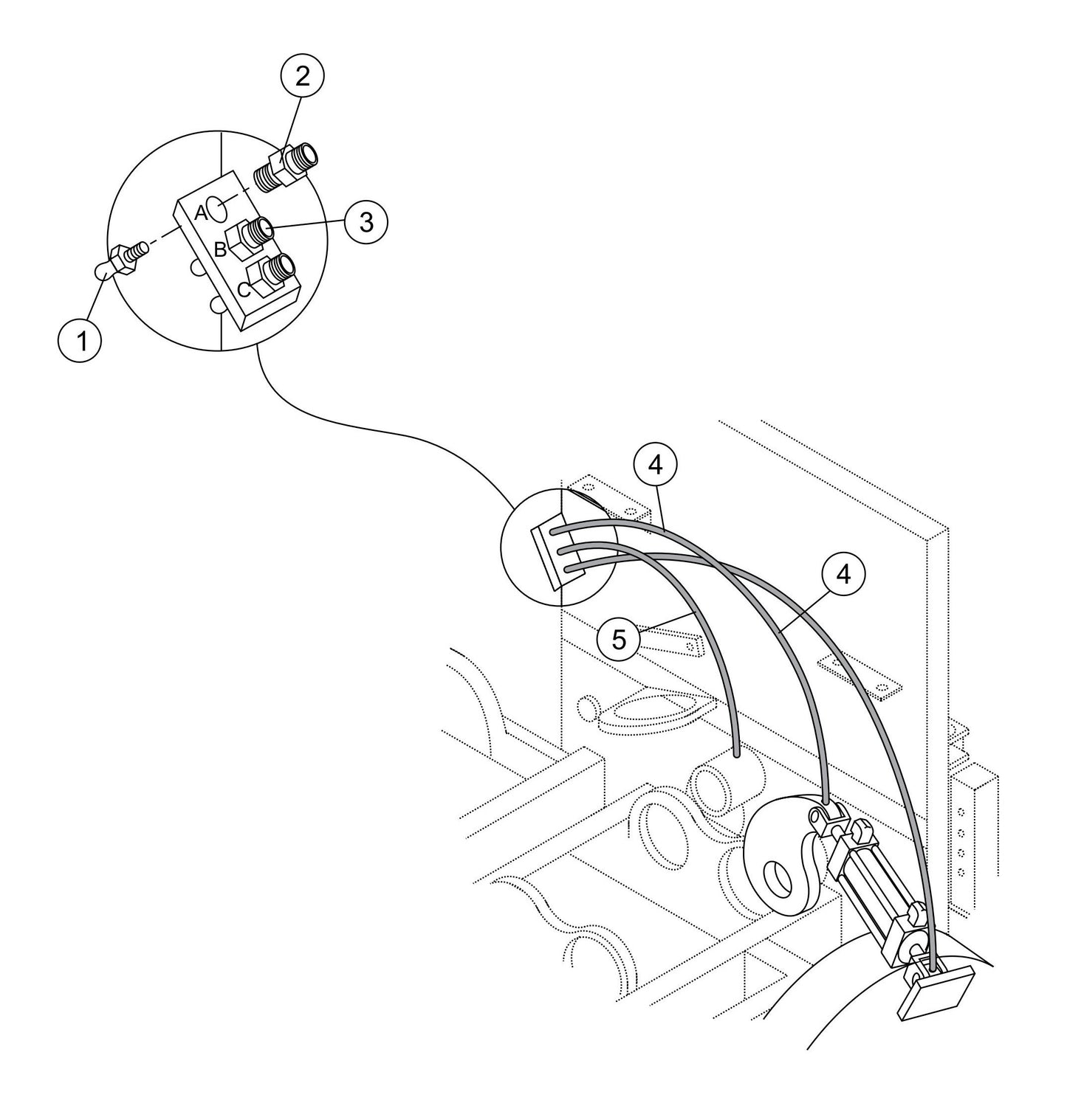 LS-60TD Lubrication Panel Assembly Parts