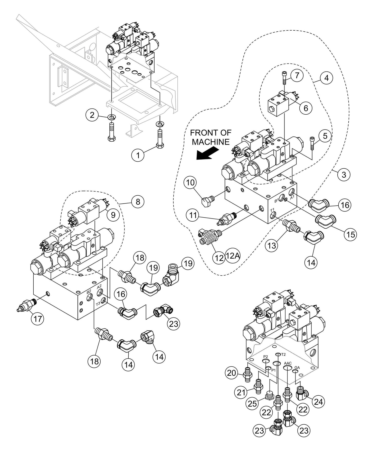 LS-60TD Manifold Assembly Parts