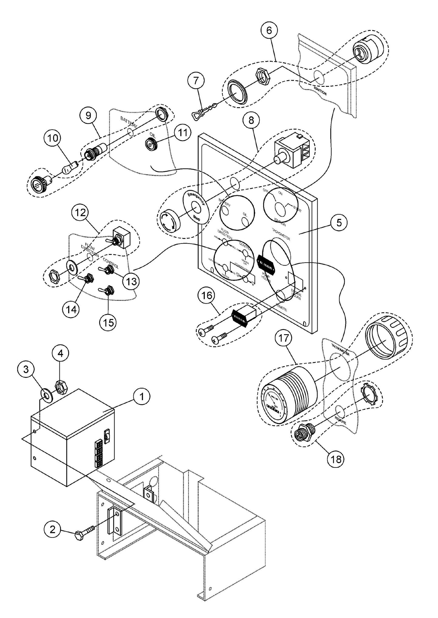 LS-60TD Control Box Assembly Parts