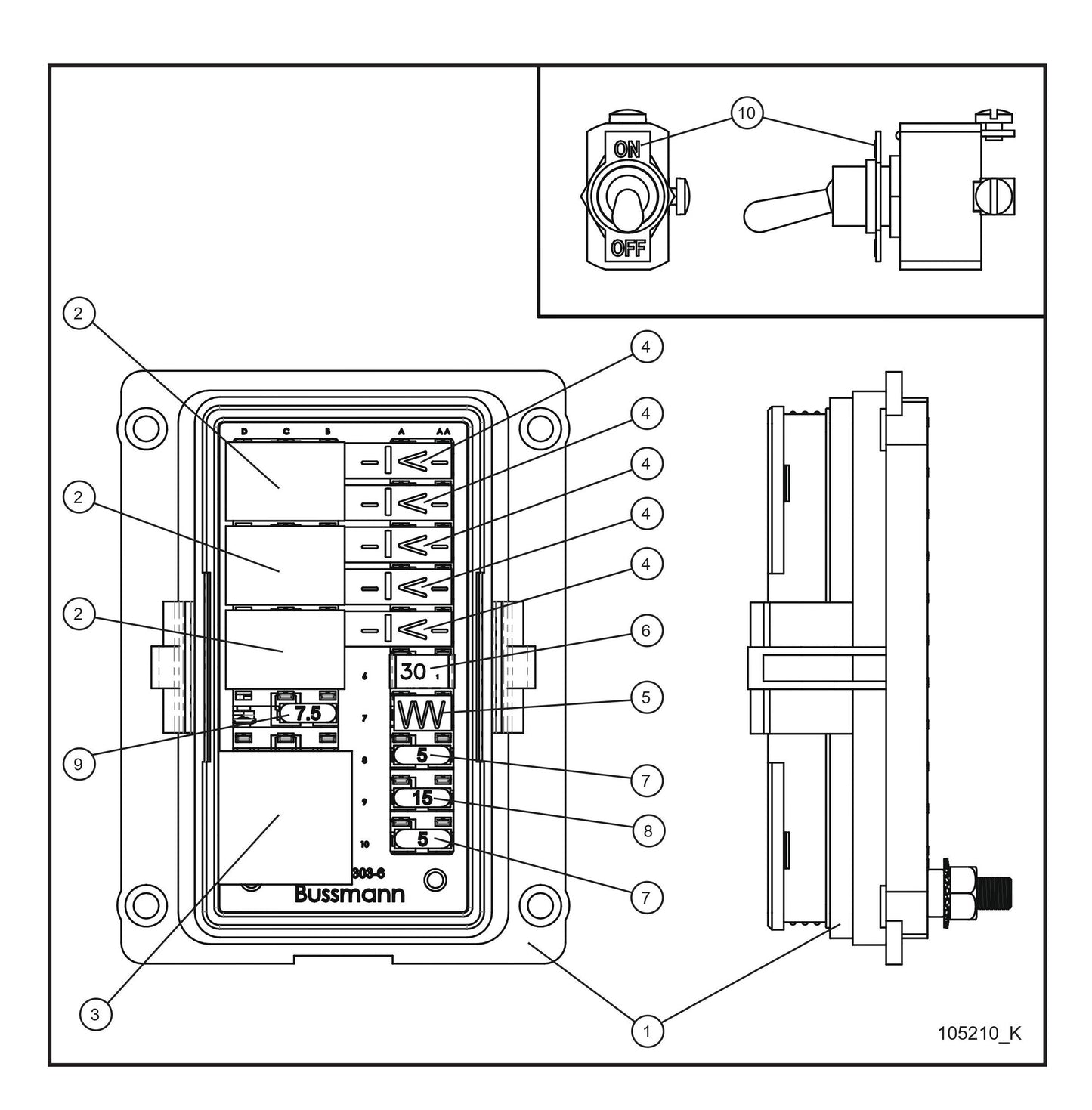 LSC Harness Control Panel Parts By Allmand