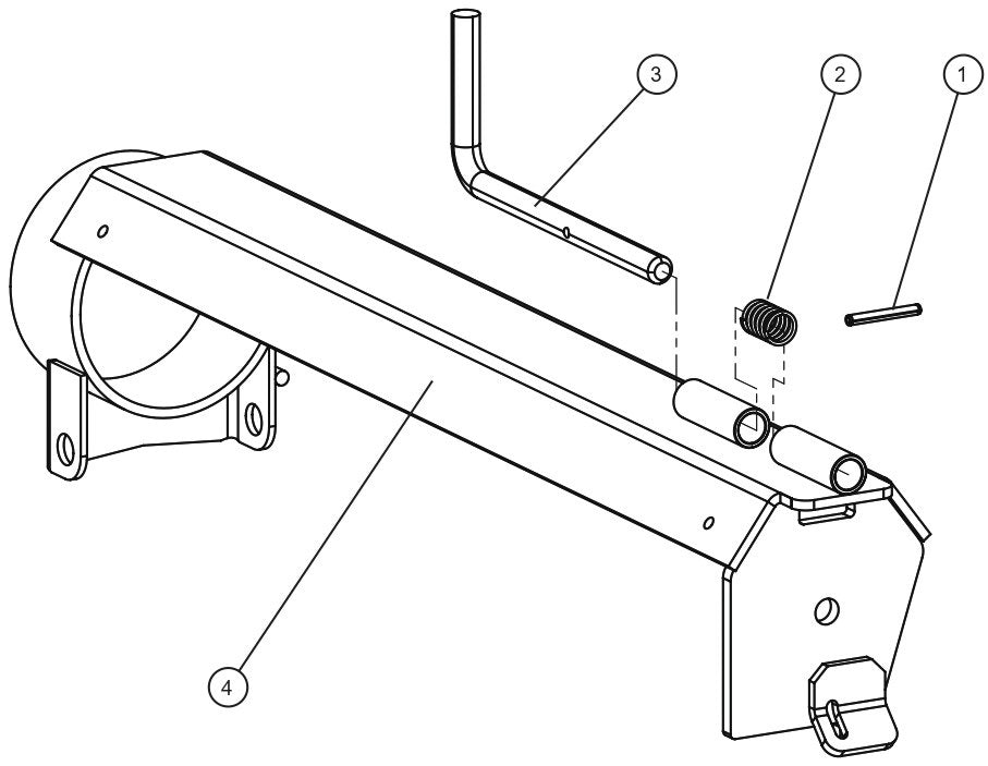 V Series Night-Lite Pro II Laydown Tower Pivot Section Parts By Allmand
