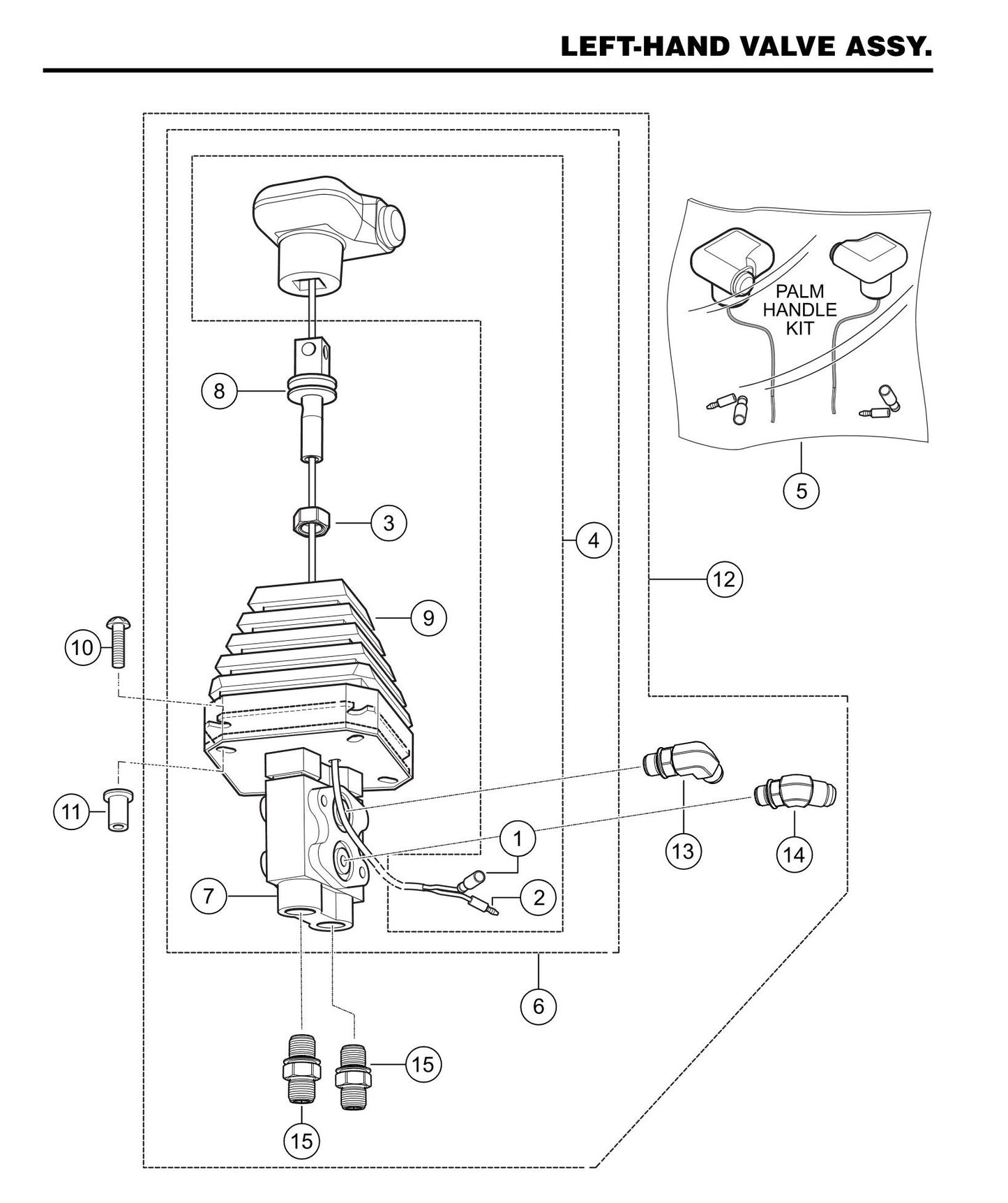 HTXD6I Left-Hand Valve Assembly