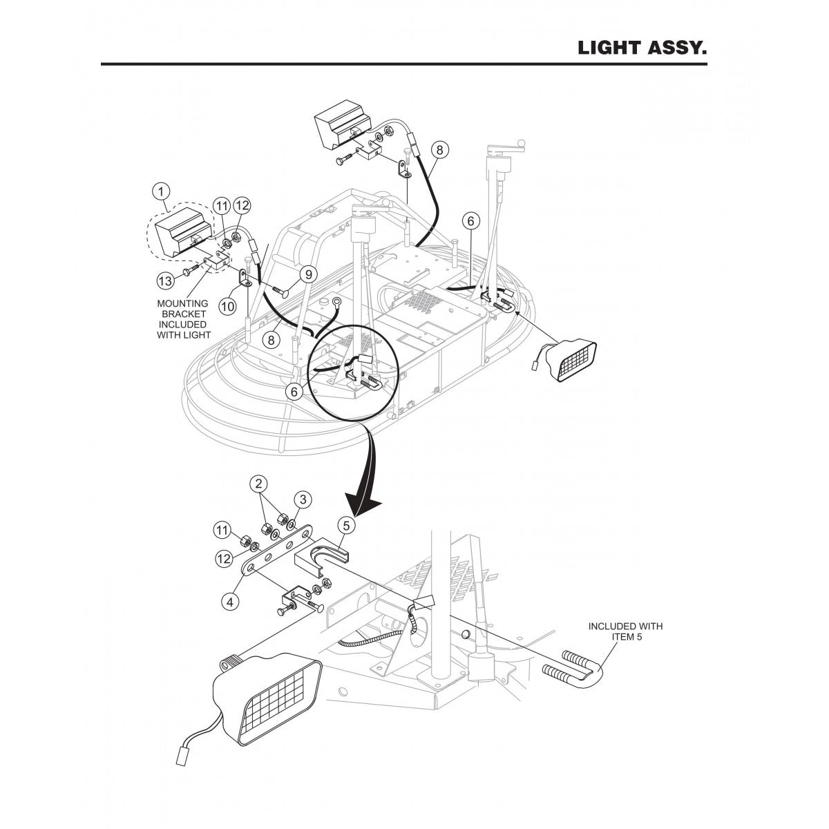 HTN27KTCSL HTN28KTCSL Light Assembly