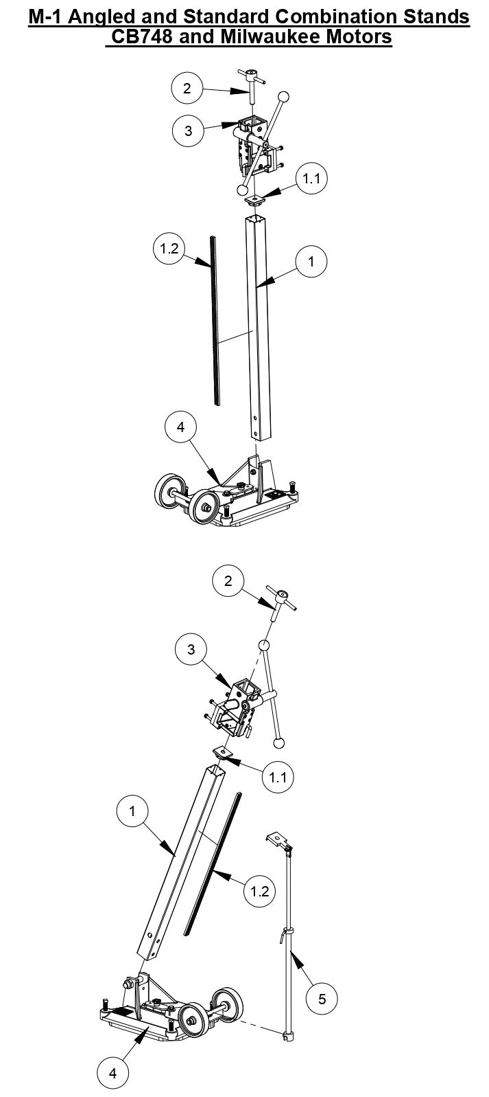 M-1 Angle Combination Stand