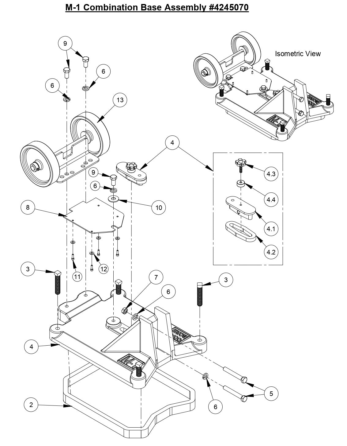M-1 Combination Base Assembly