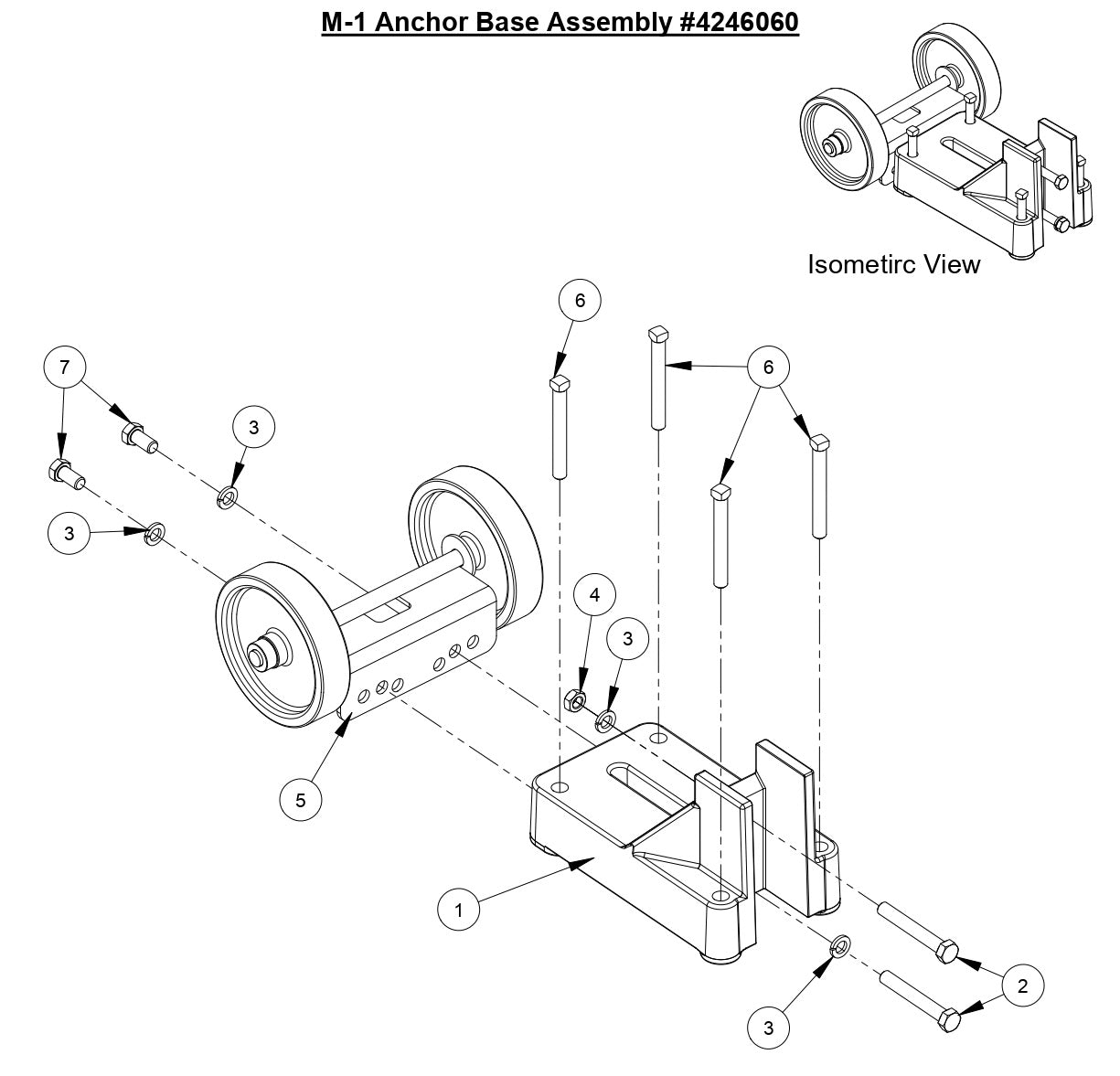 M-1 Anchor Base Assembly