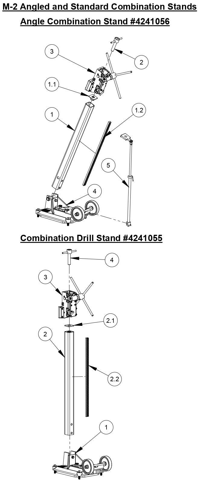 M-2 Angle Combination Stand