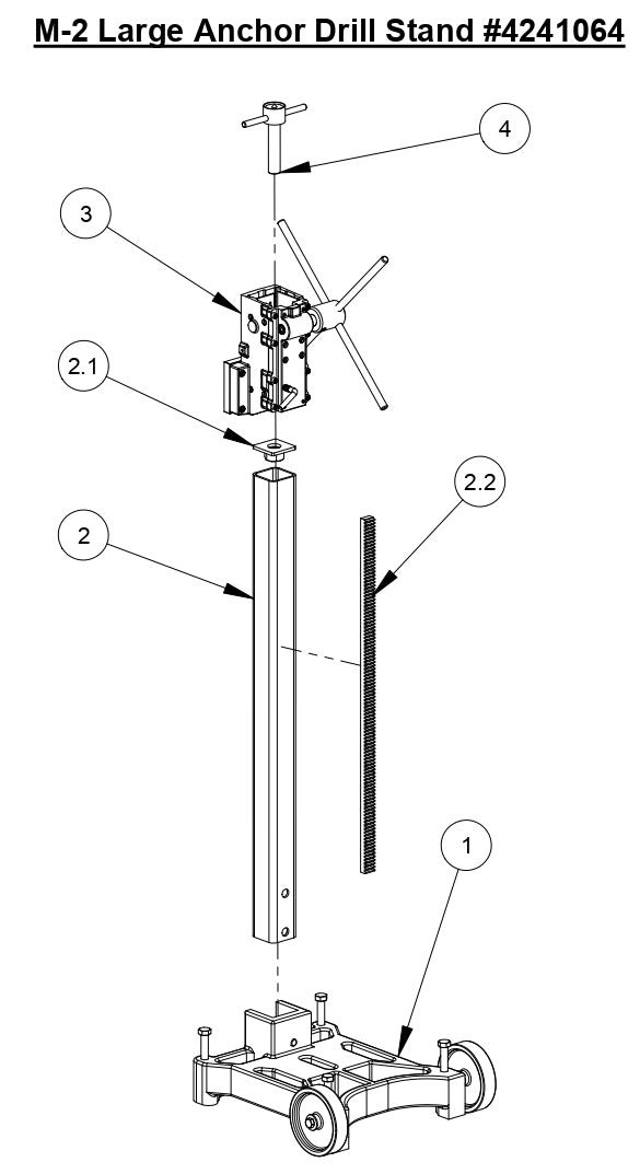 M-2 Large Anchor Drill Stand