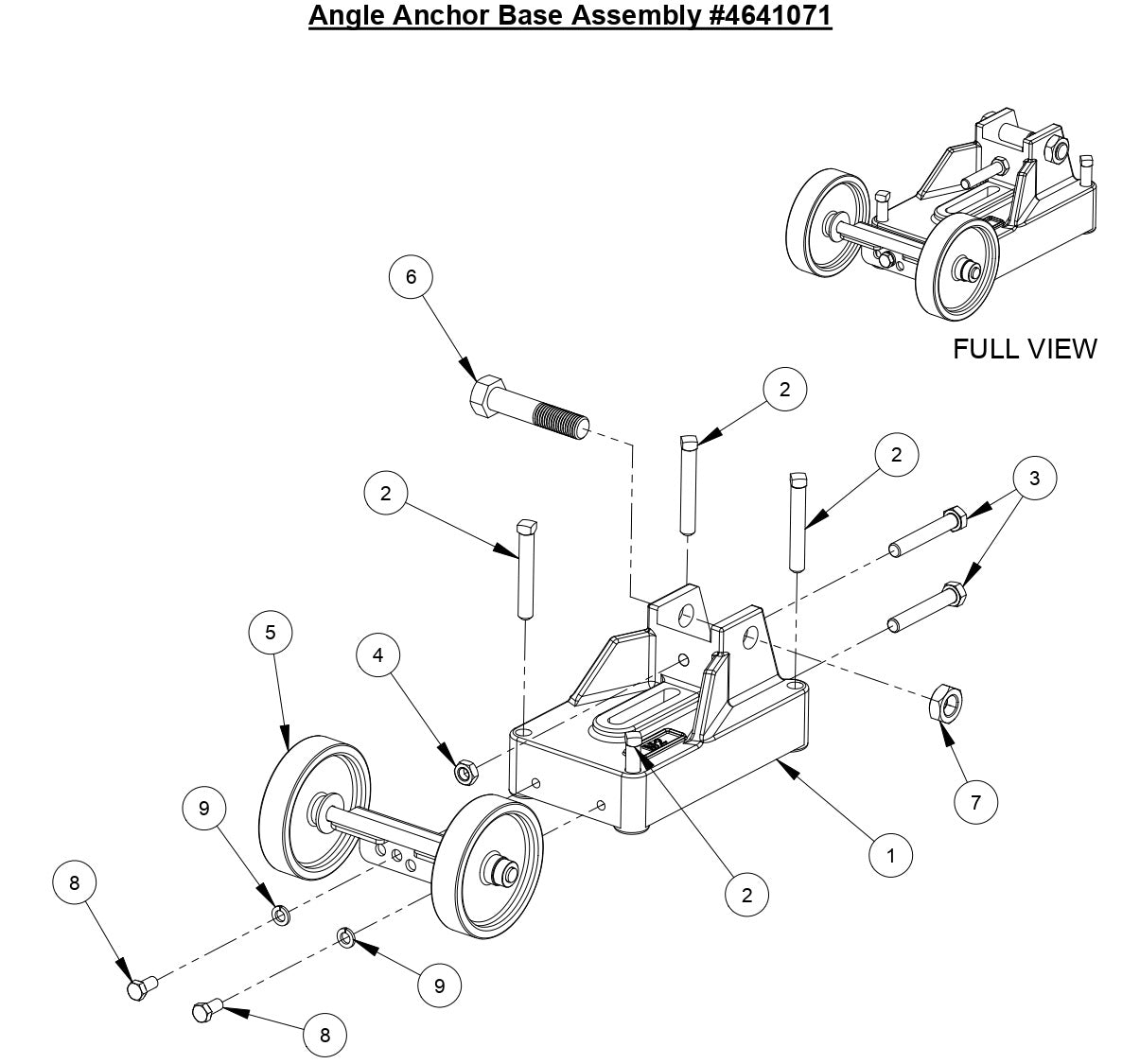 M-2 Angle Anchor Base Assembly