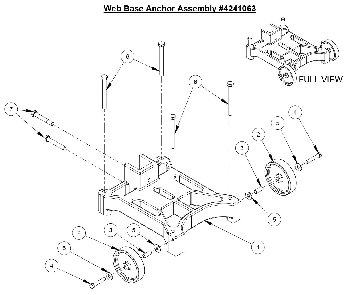 M-2 Web Base Anchor Assembly