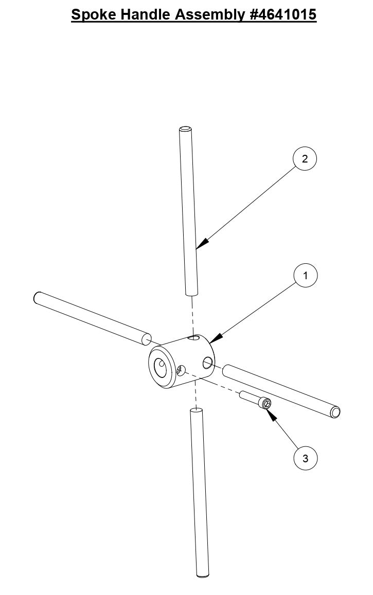 M-2 Spoke Handle Assembly