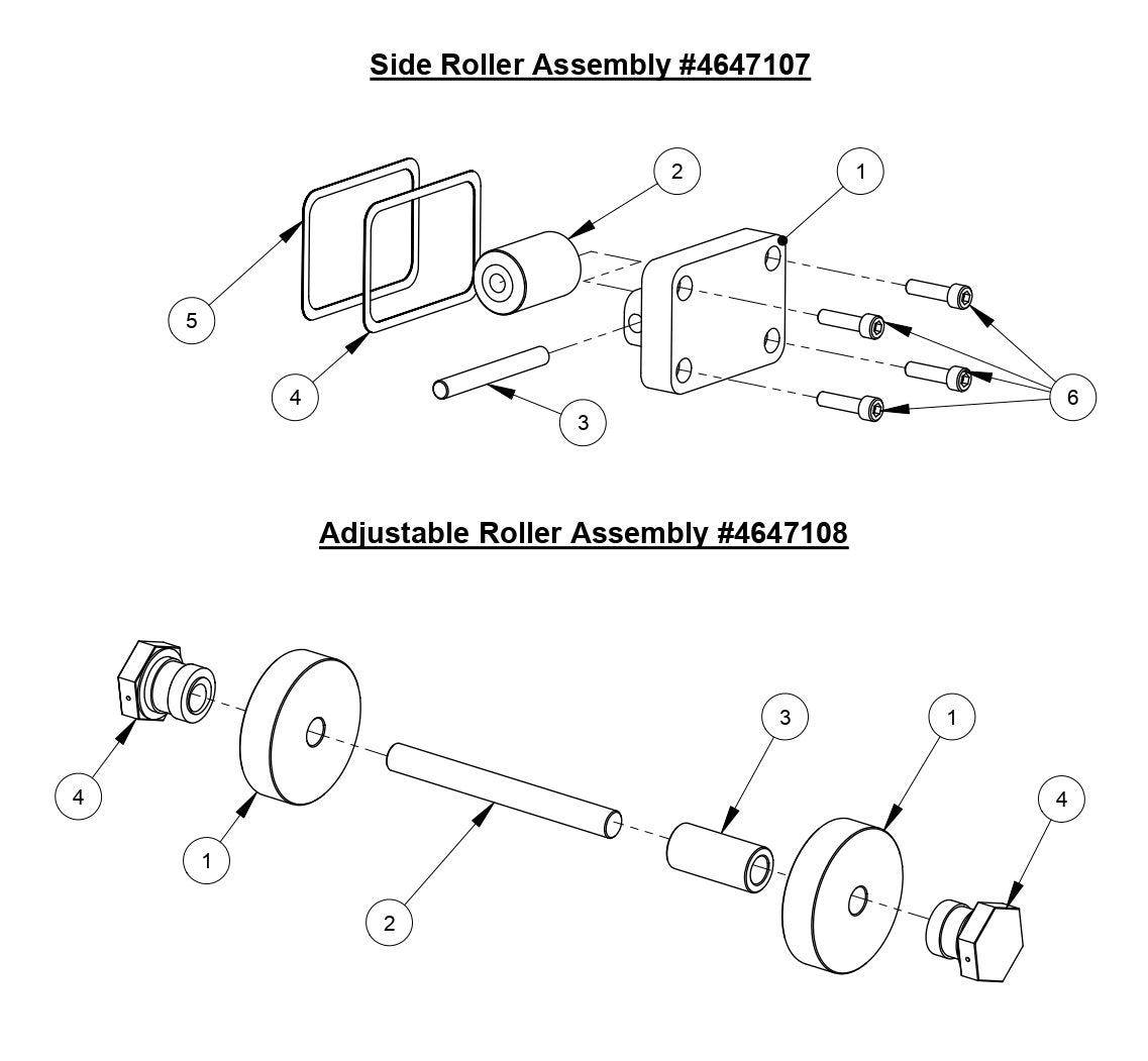 M-2 Adjustable Roller Assembly