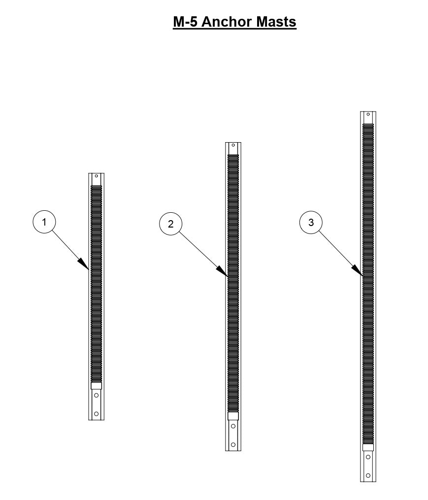 M-5 Anchor Masts