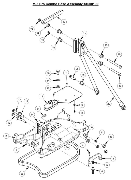 M-5 Pro Combo Base Assembly