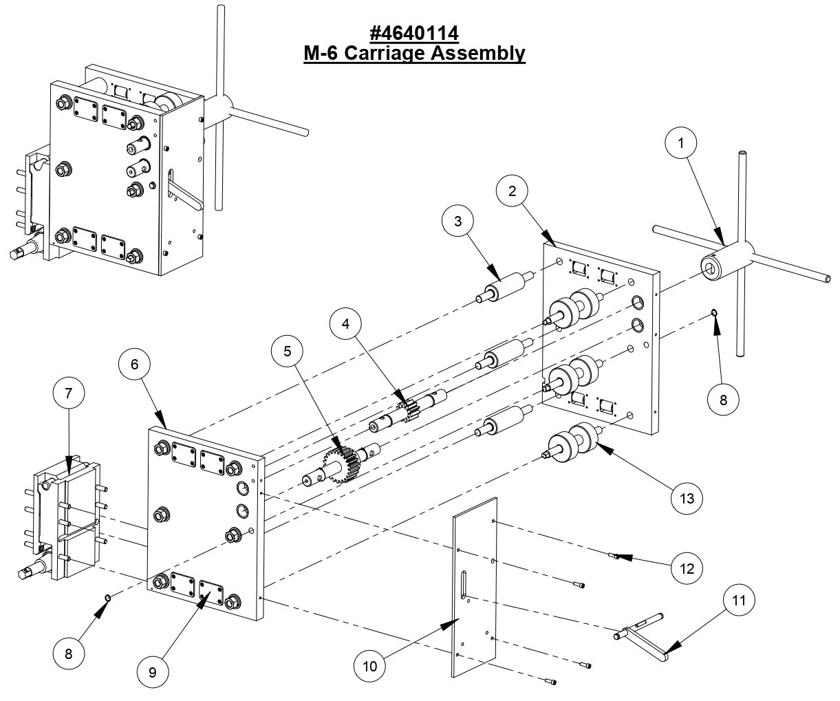 M-6 Carriage Assembly