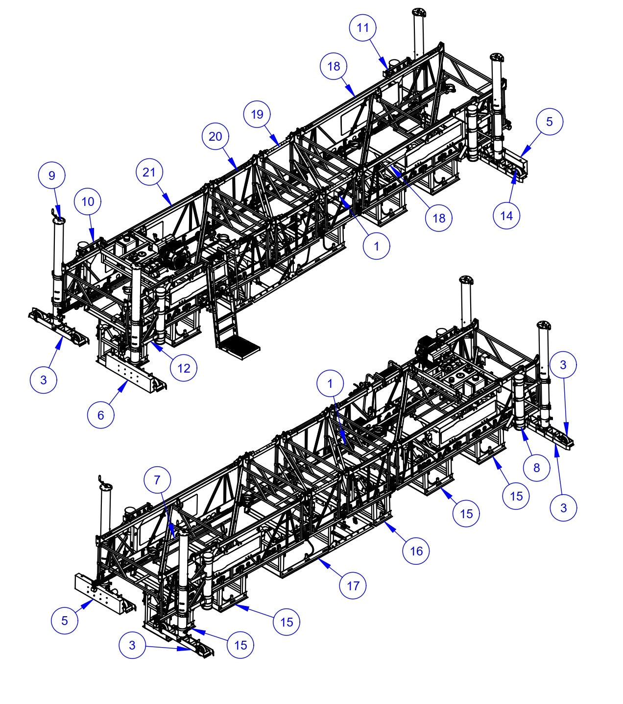 VLP3036 Machine Assembly Parts by Allen Engineering