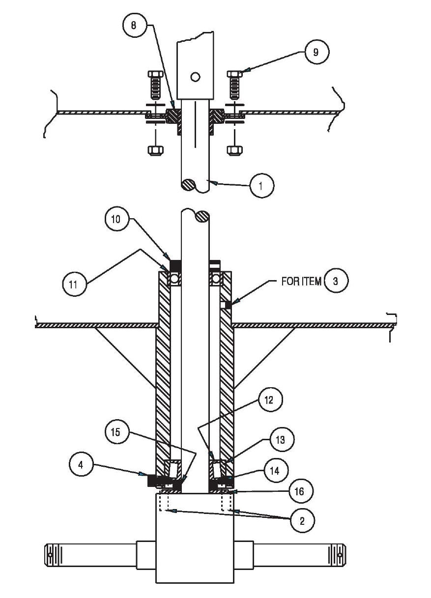 MB-16 Steering Column Diagram 1 Parts By Miller Curber