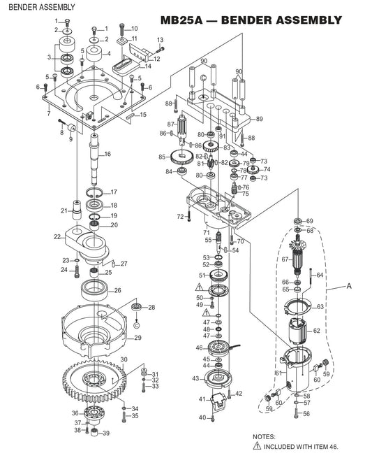 Blender Assembly Parts-MB25A