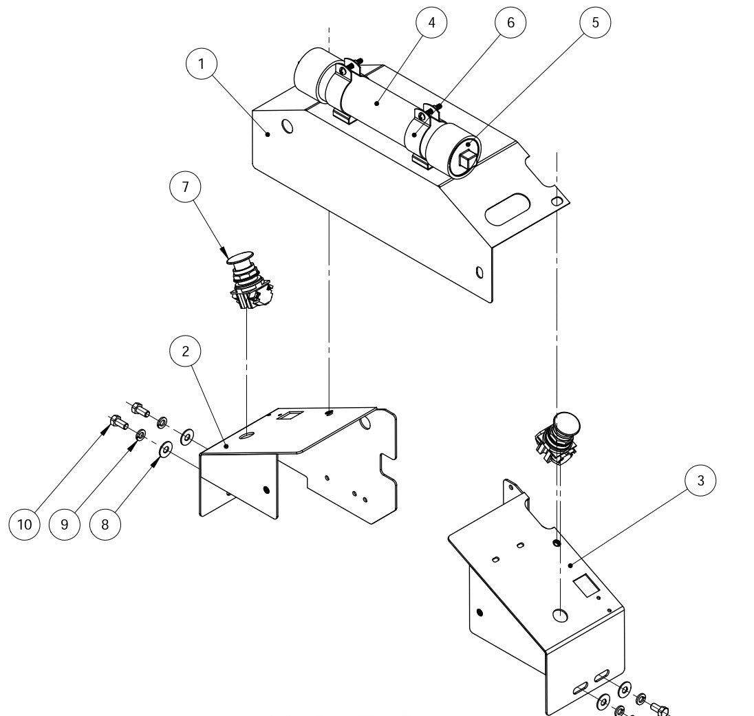 MC-550 Belt Guard Assembly Parts By Miller Curber