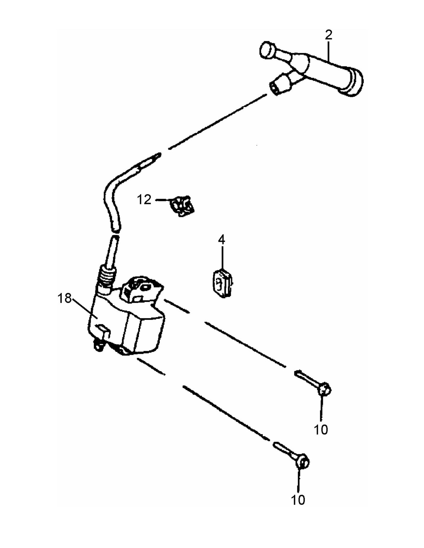 Ignition Coil Assembly Parts- MC12PH HONDA GX340UT2QA2/GX340UT2QAP2 Gasoline Engine