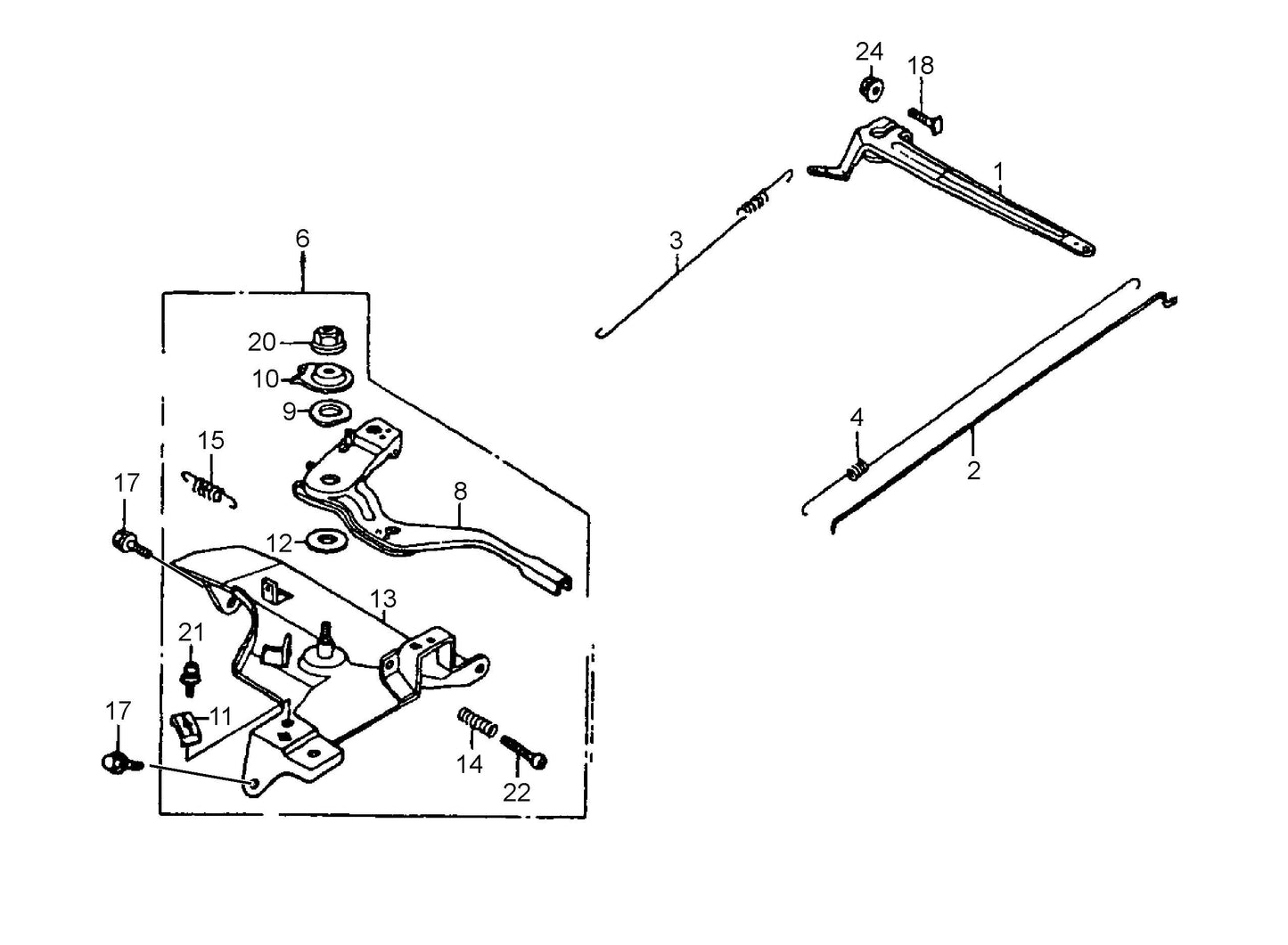 Control Assembly Parts- MC12PH HONDA GX340UT2QA2/GX340UT2QAP2 Gasoline Engine