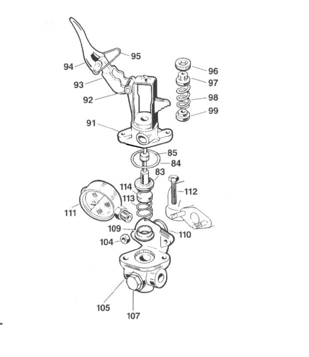PS7560XL, MPS9910, PS9910 Power Sprayers Pump Control Assembly Parts By Allen Engineering
