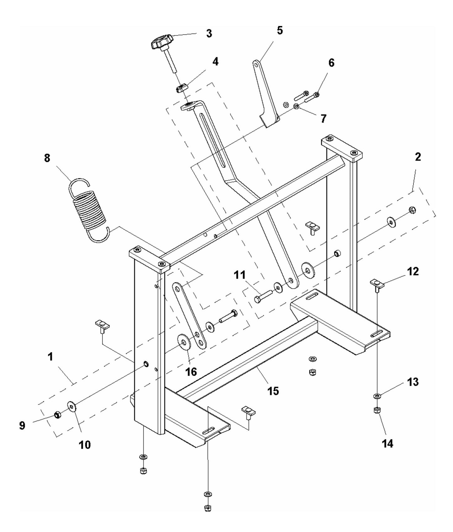 MS 360G Arm Assembly Parts