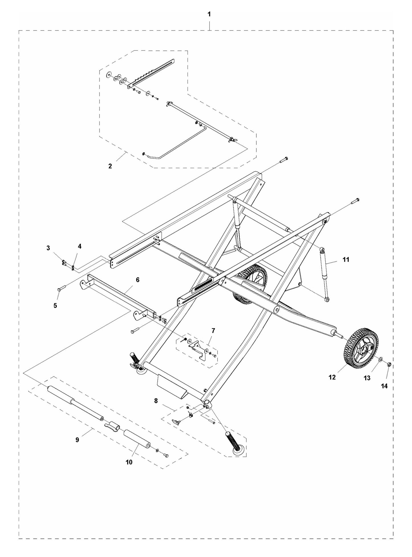 MS 360G Stands Assembly Parts
