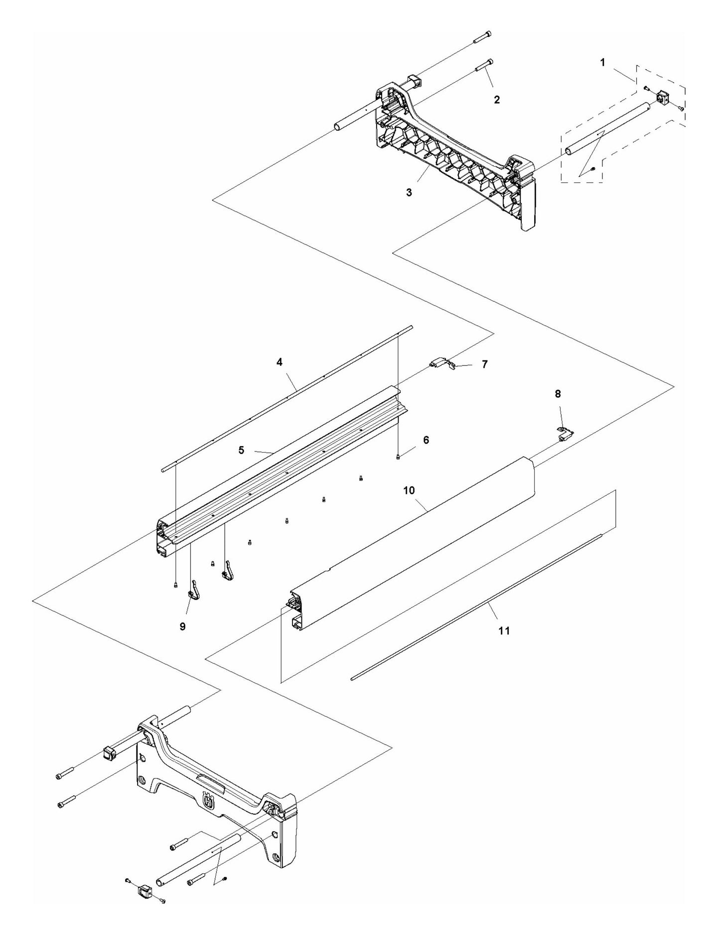 MS 360G Frame Assembly Parts