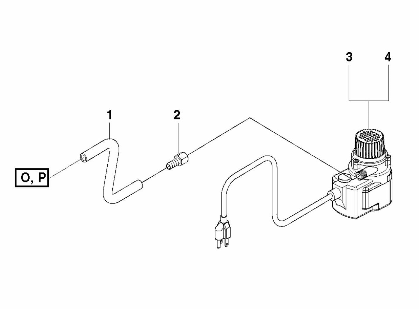 MS 510 Water Pump Assembly-2 Parts