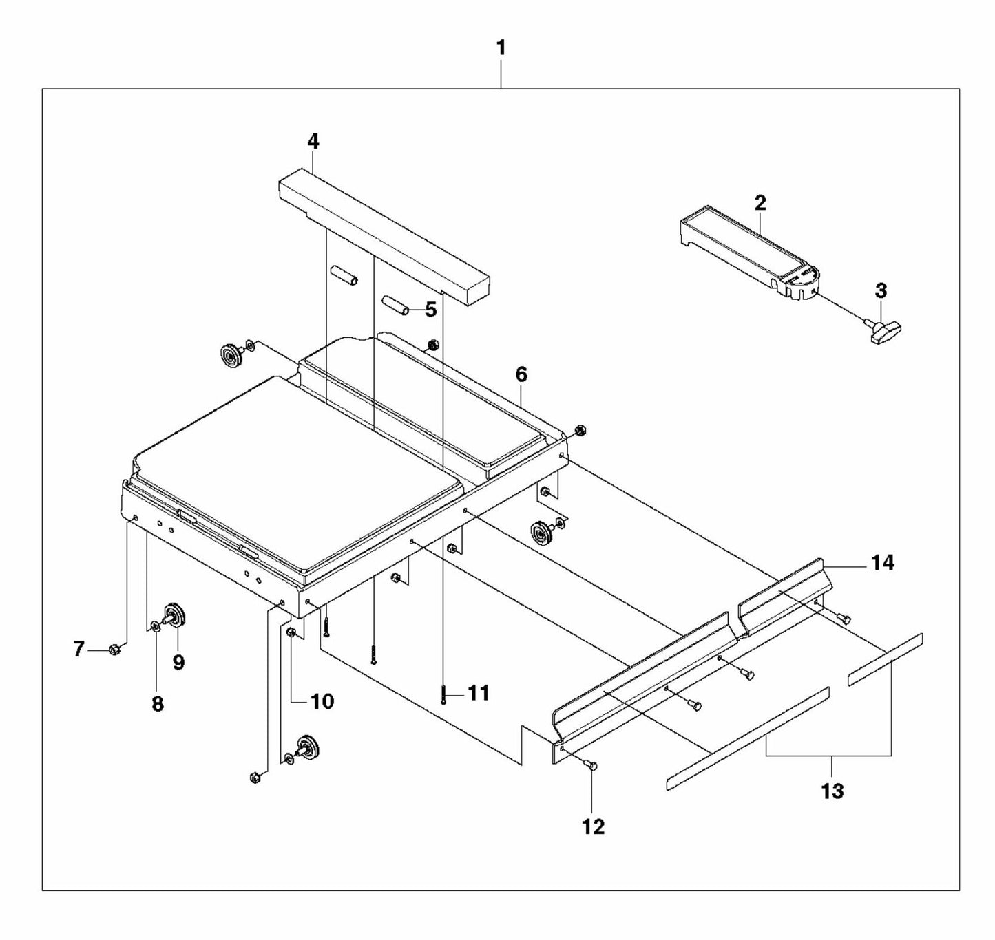 MS 510 Conveyor Cart Assembly Parts