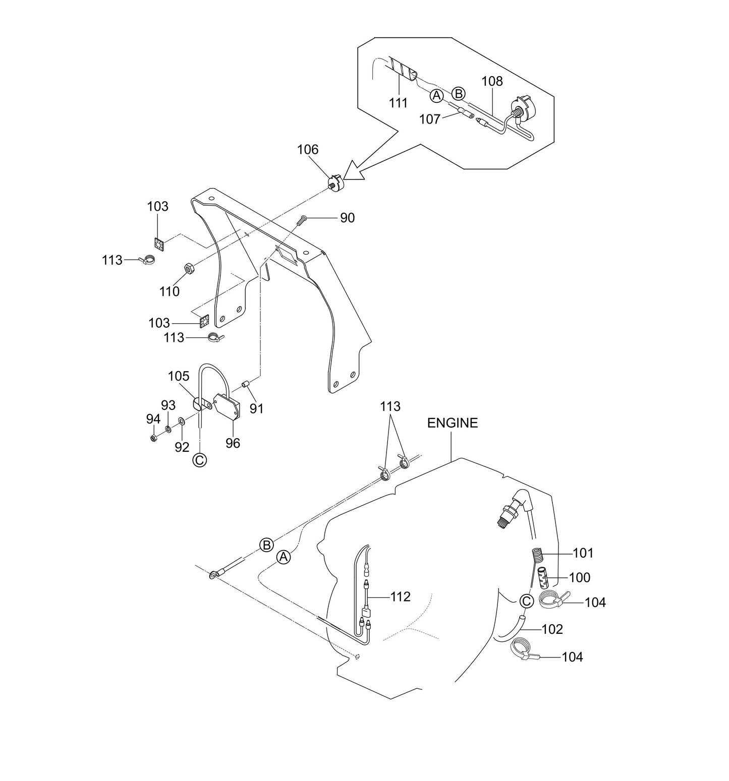 MVH128GH Electric Device Assembly Parts