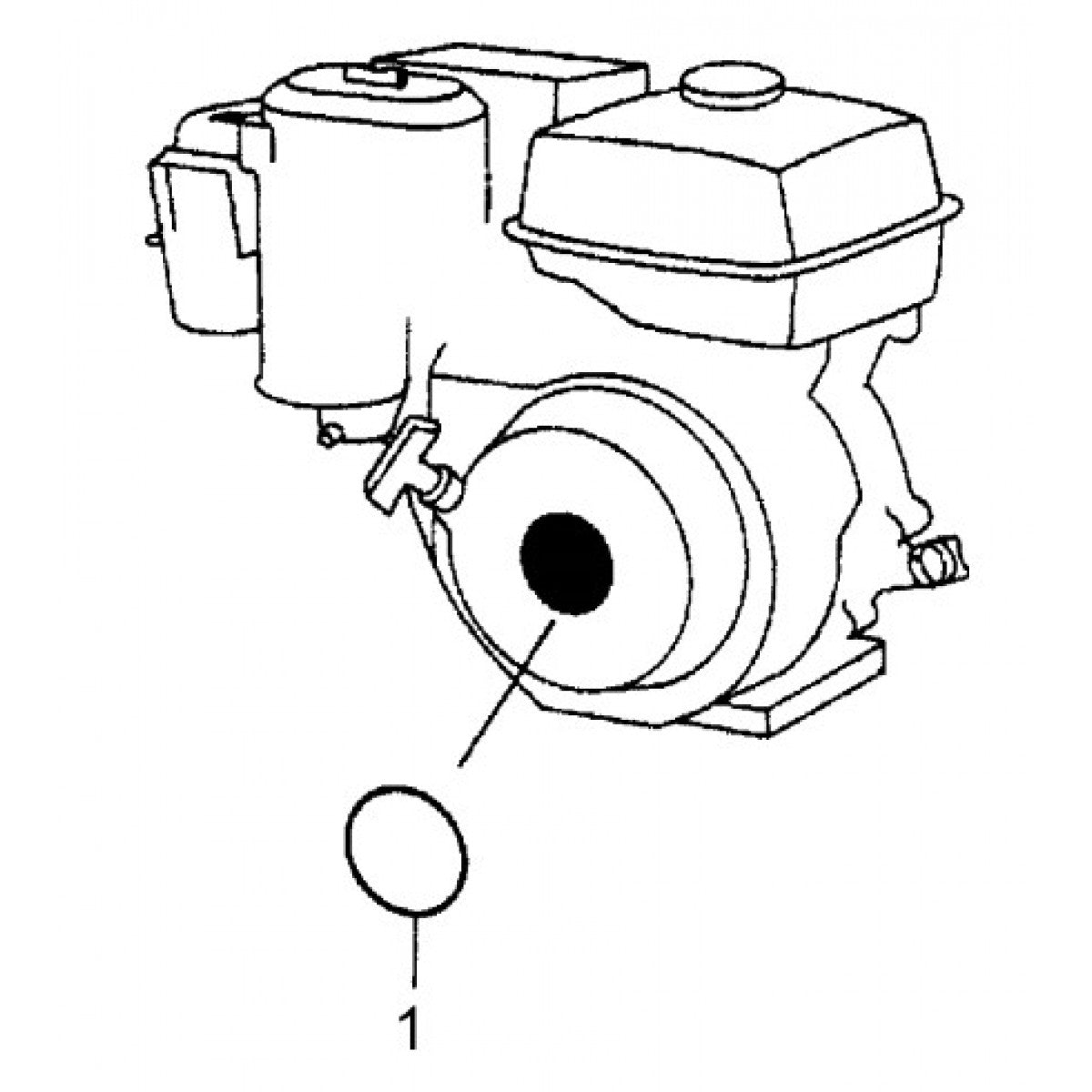 MVH402GHB HONDA GX390K1SMX2 Engine Label Assembly Parts