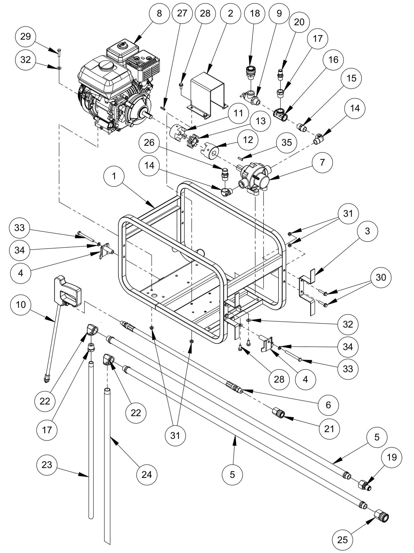 Main Assembly Parts By MBW