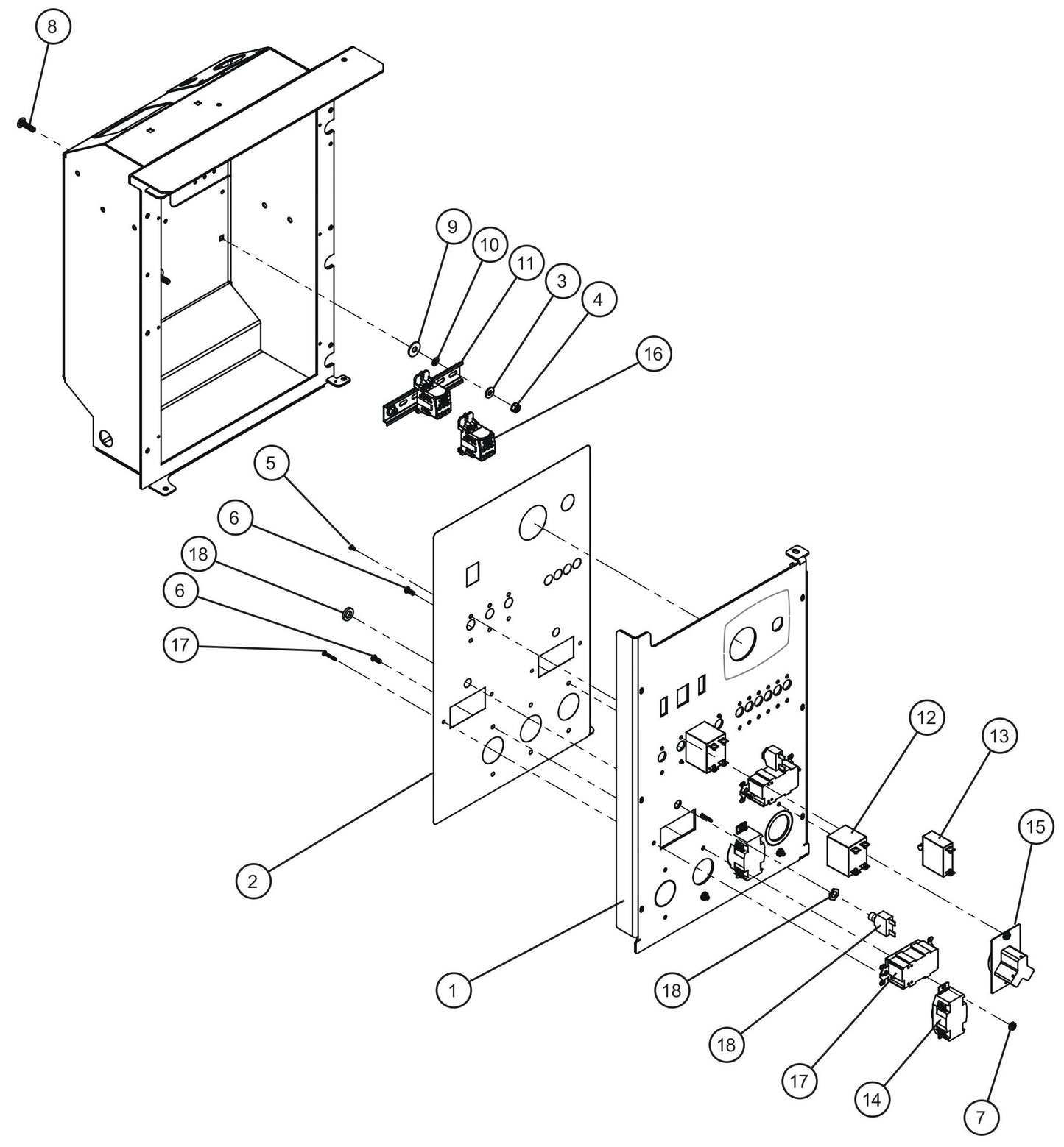 Maxi-Lite (SN 11-001672 to 11-999999) 8kW 1PH 2-30A Twistlock 1-30A RV Outlet Package-I Assembly Parts by Allmand