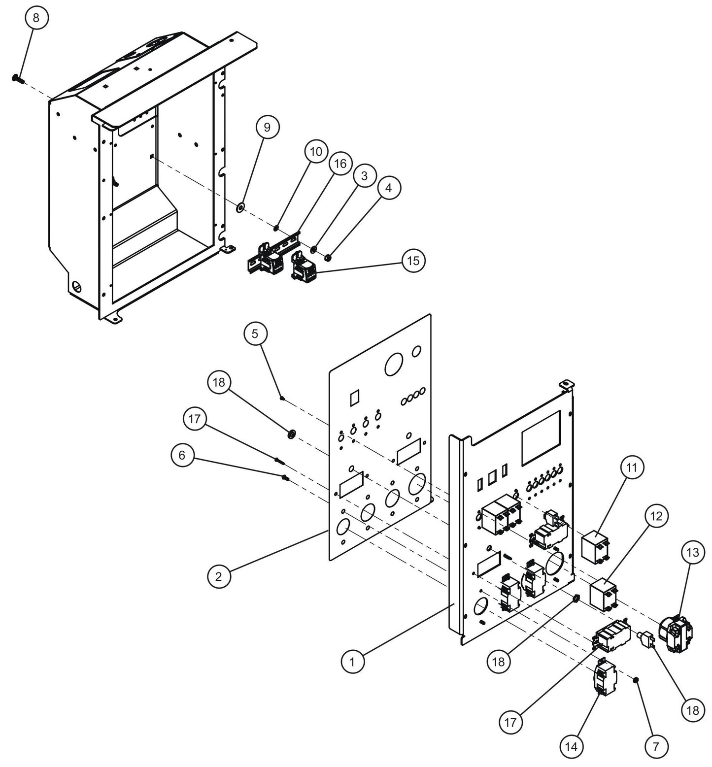 Maxi-Lite (SN 11-001672 to 11-999999) 15/20kW 1PH 3-30A Twistlock 1-50A CS6369 Outlet Package-II Assembly Parts by Allmand