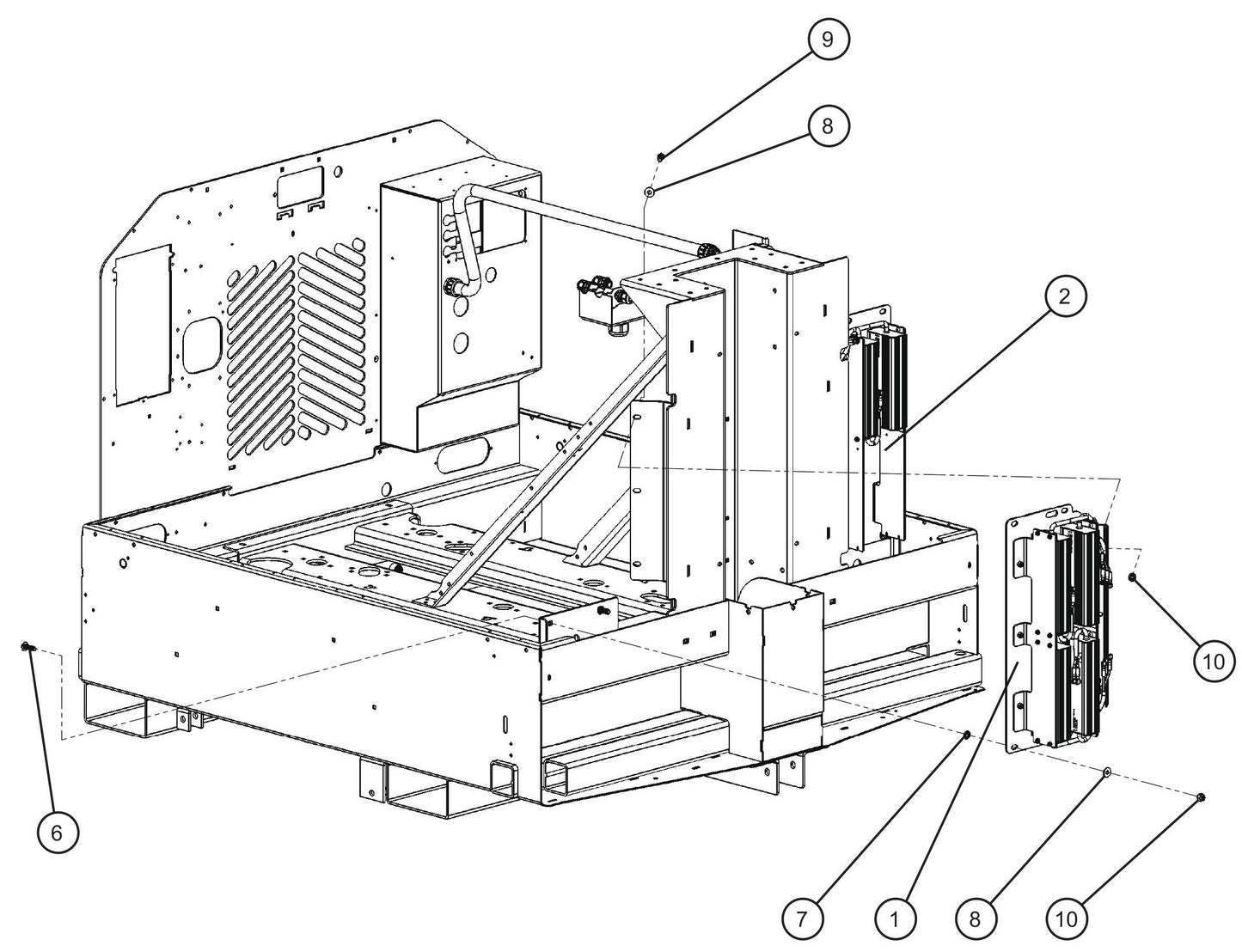 V-Series Maxi-Lite II Speaker LED 4 and 2 Drivers Install Group Assembly Parts By Allmand