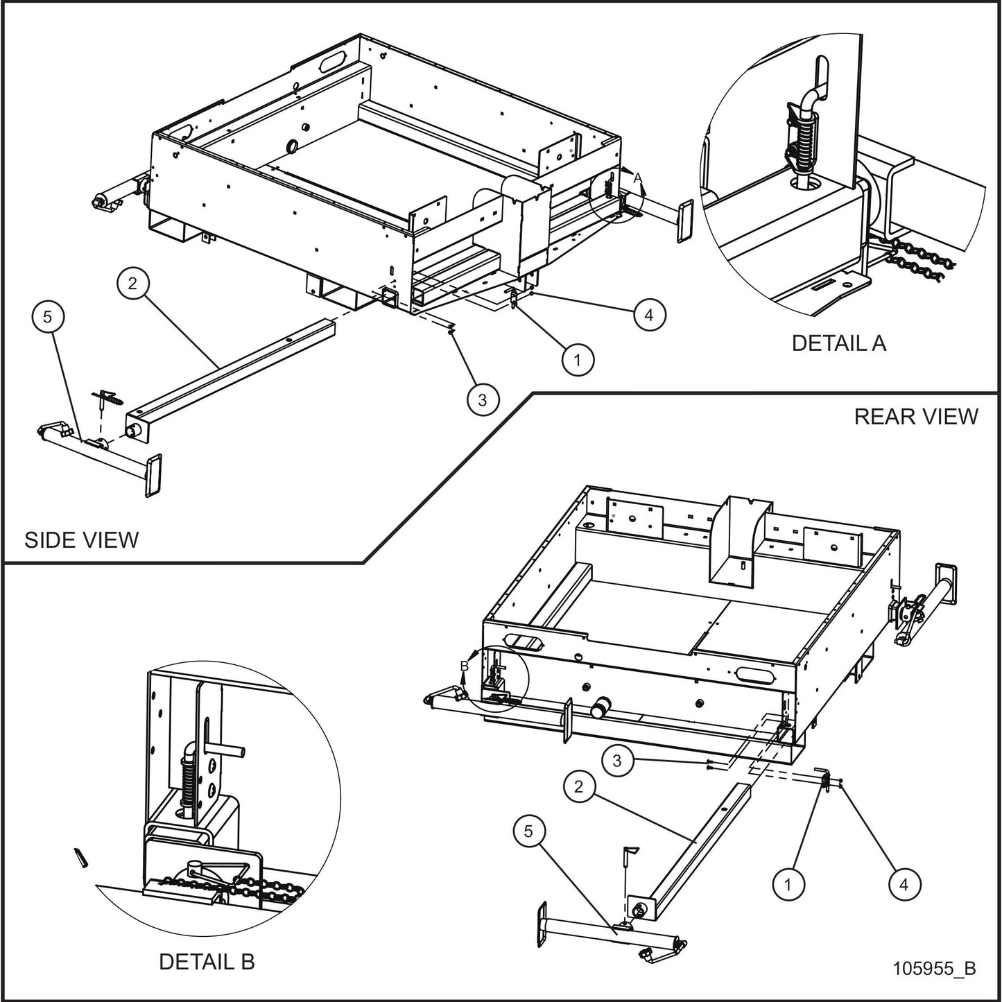 V-Series Maxi-Lite II Heavy Duty Outriggers and Jacks Assembly Parts By Allmand