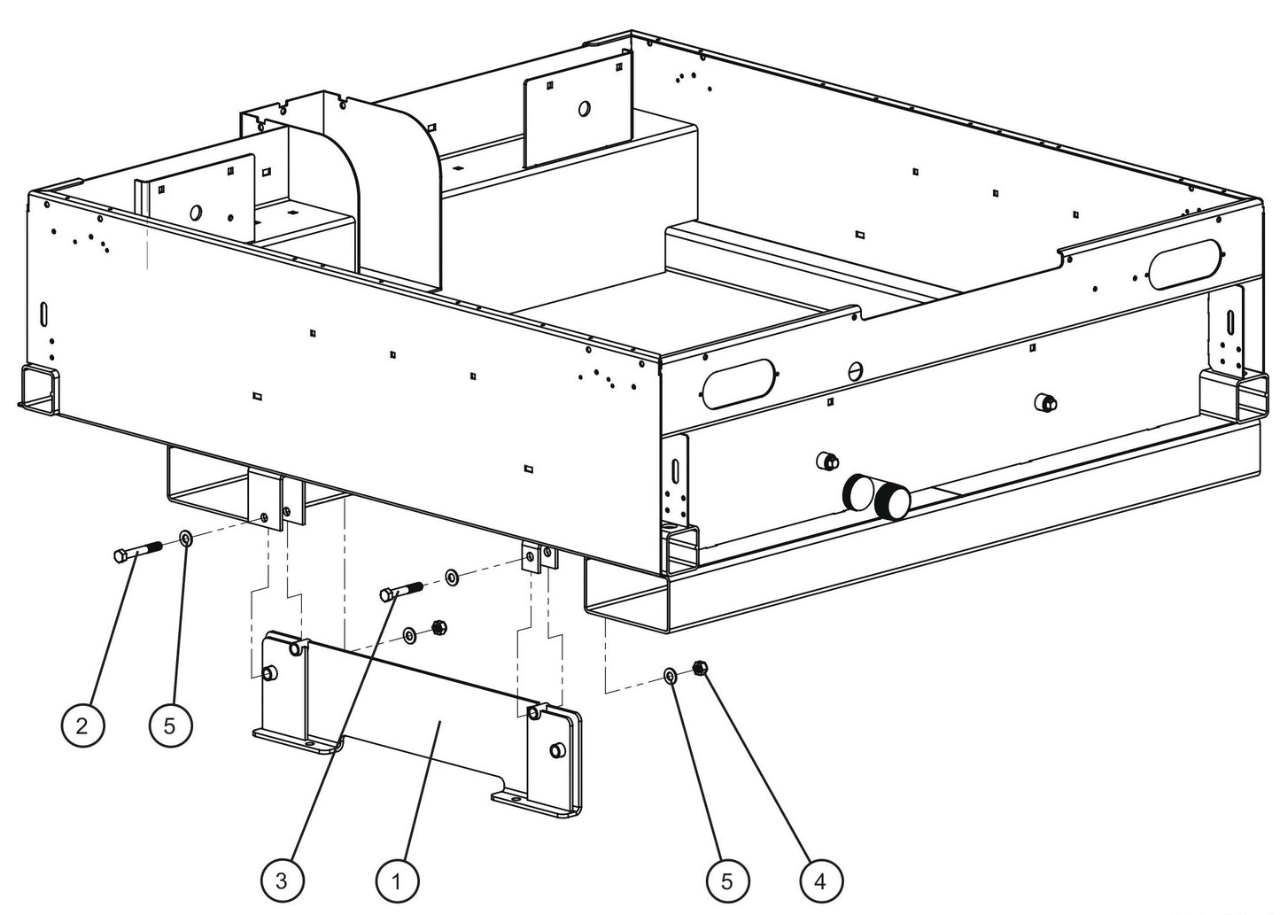 LD Series Maxi-Lite II-Skid Mount Install Group Assembly Parts By Allmand