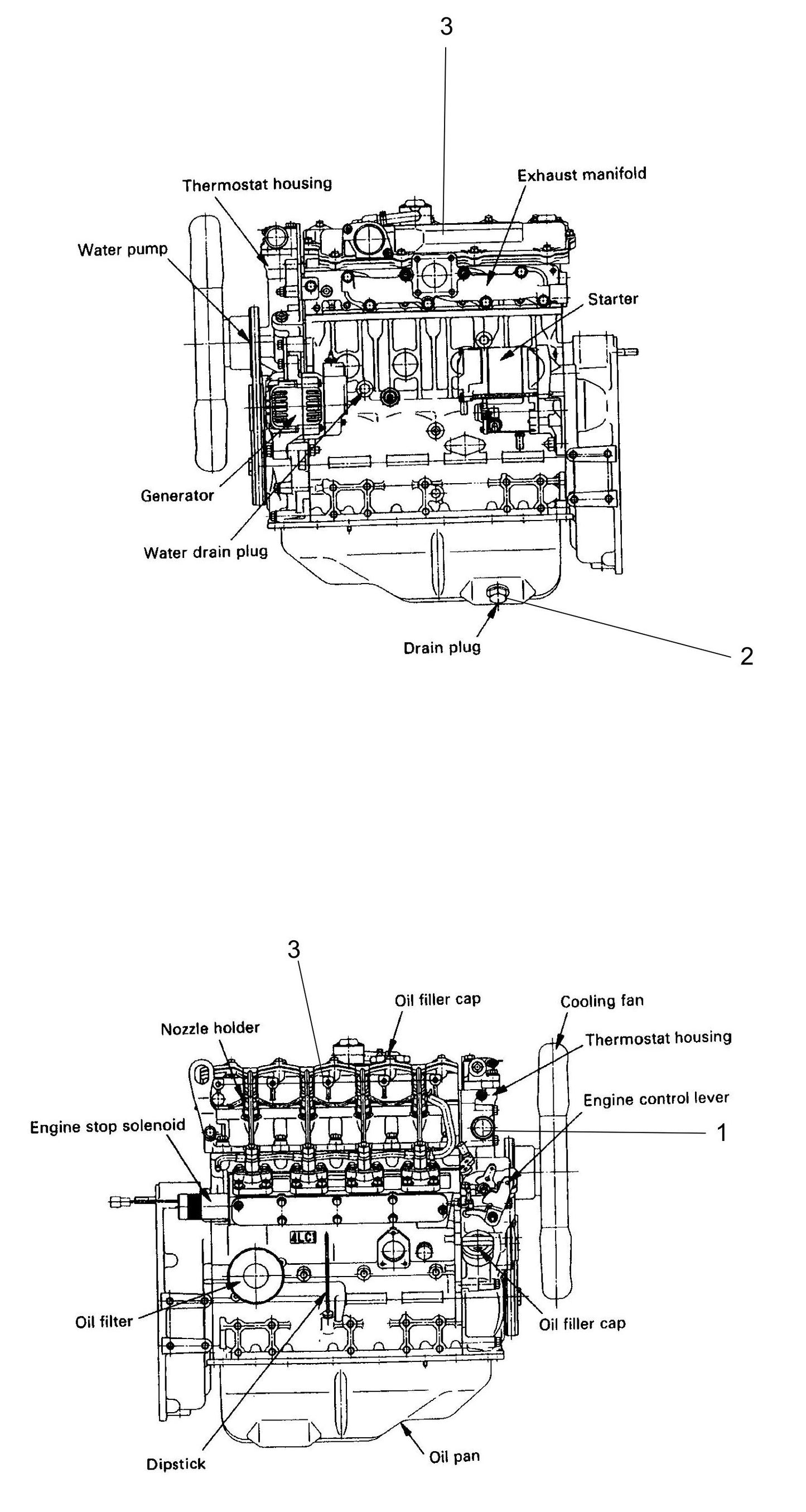 V-Series Maxi-Lite 15-20KW-Isuzu 4LE1 Assembly Parts By Allmand