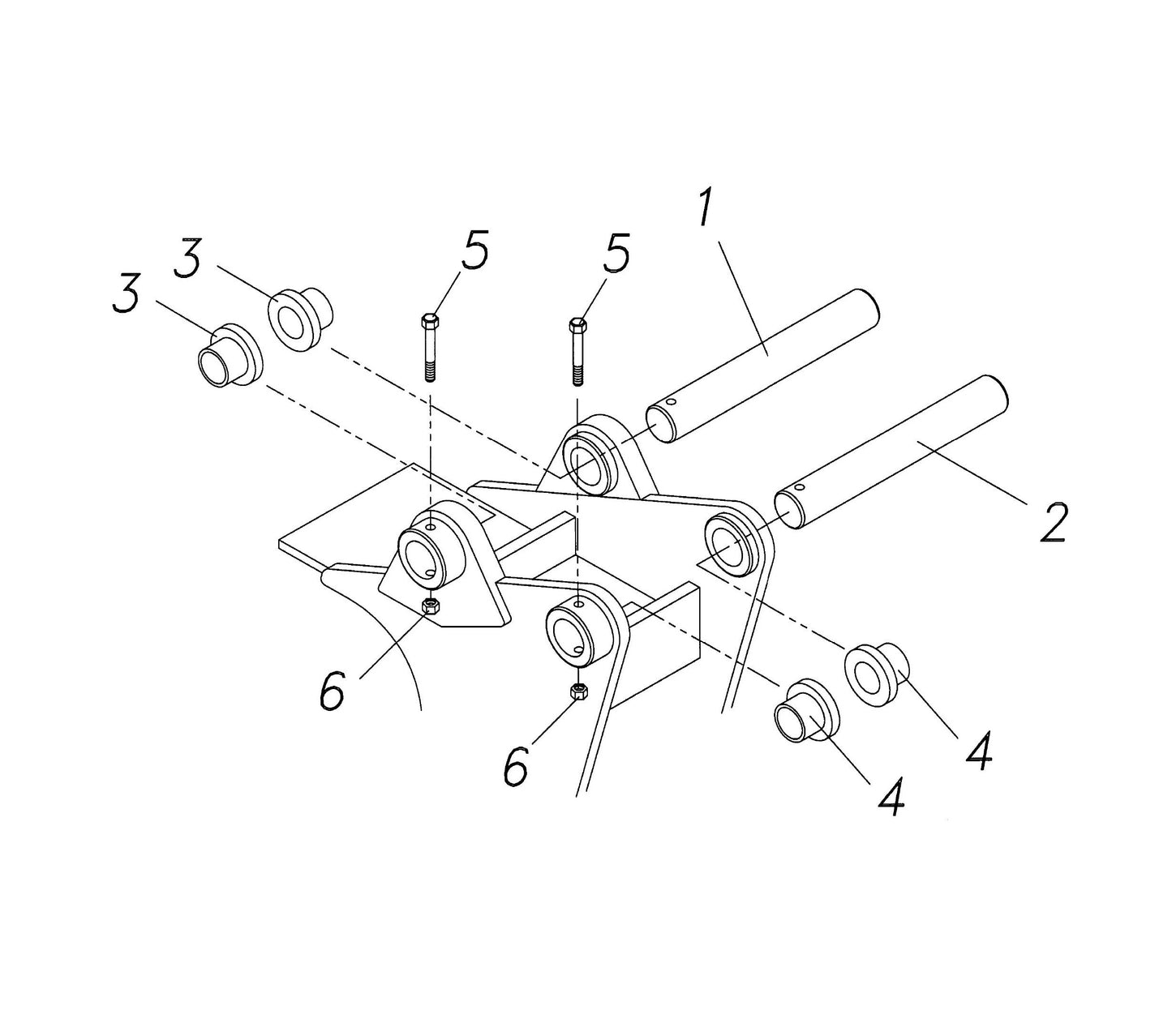Mounting Kit Parts For CW 36 III By FRD