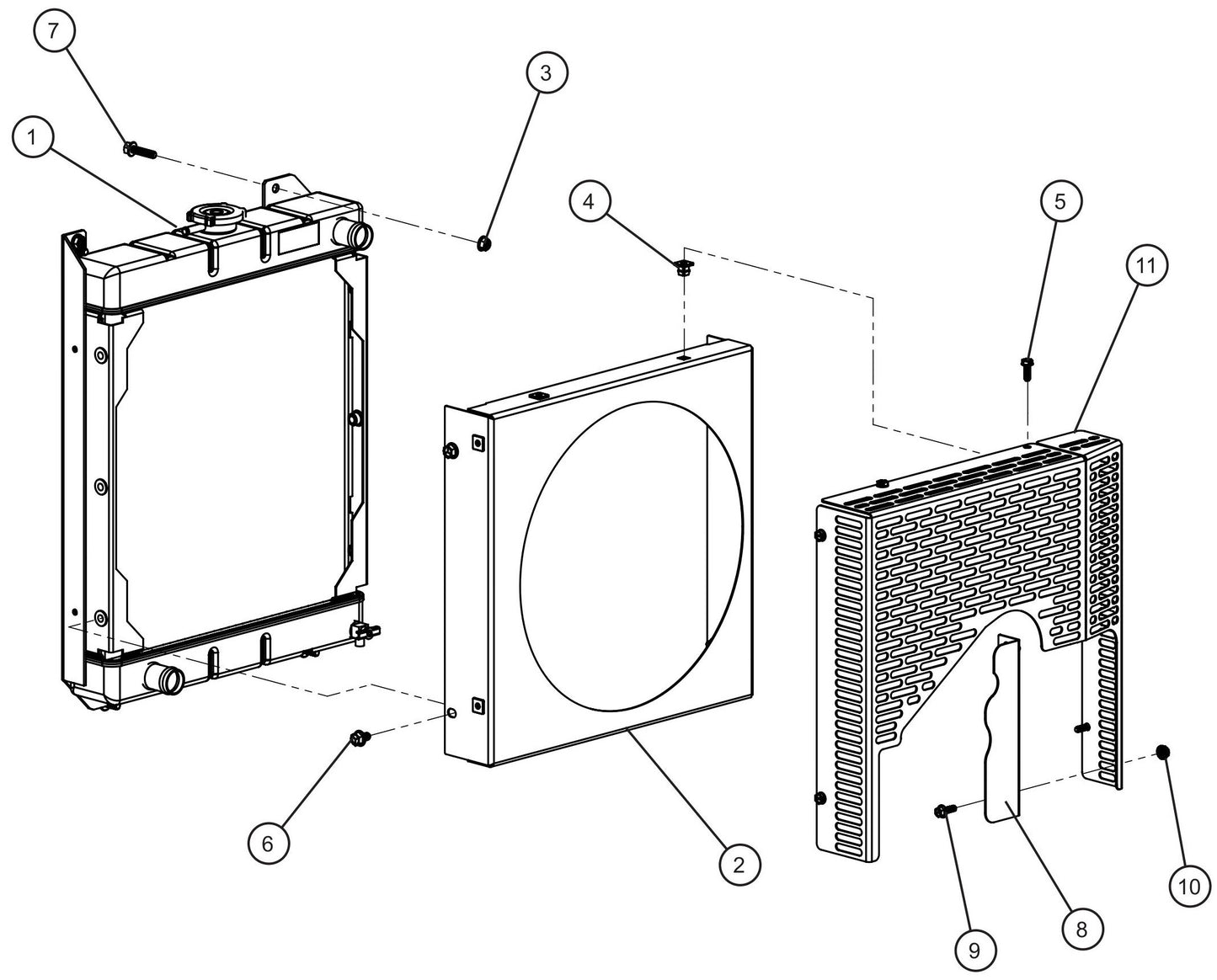 GR Series 6kW Night-Lite - CAT C1.1 Diesel Engine (4 of 4) Assembly Parts By Allmand