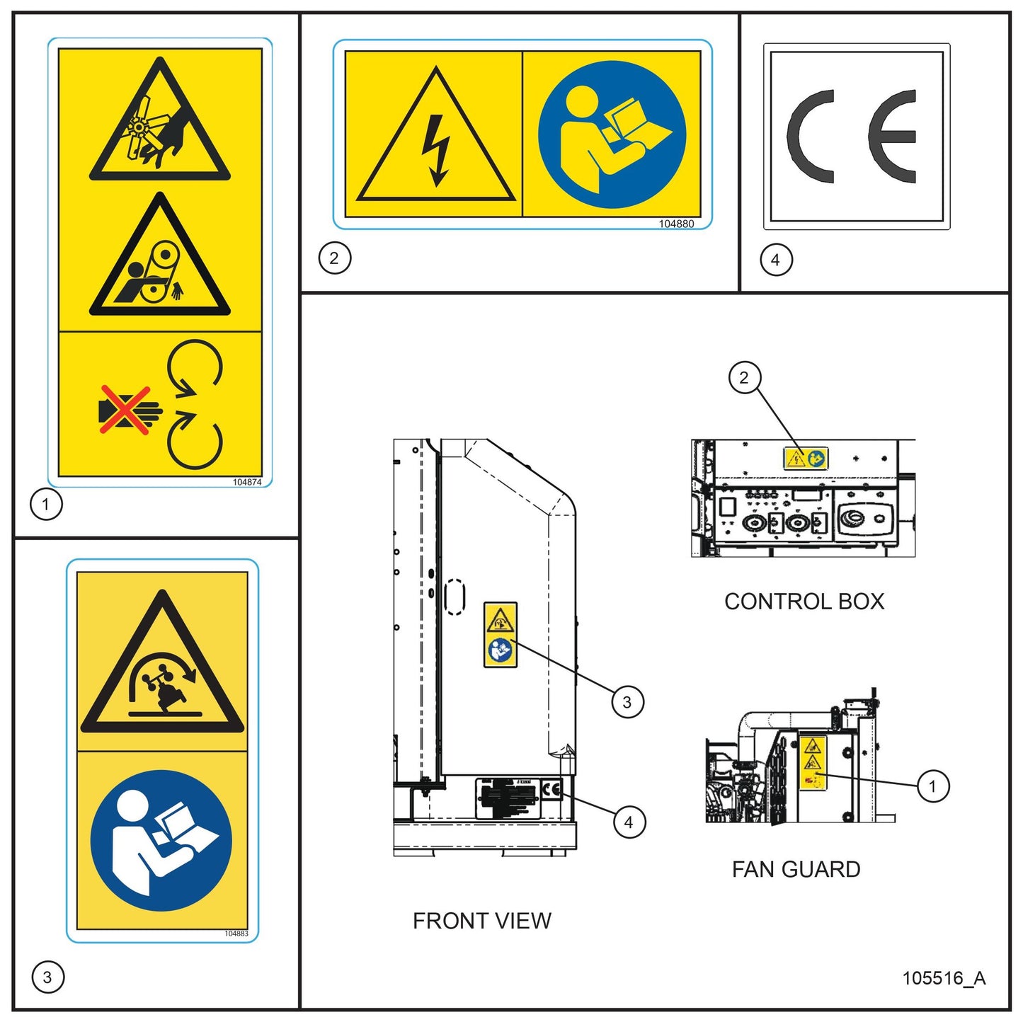 CE V-Series Night Lite Pro II NL Pro II CE Spec Decals (1 of 3) Parts By Allmand